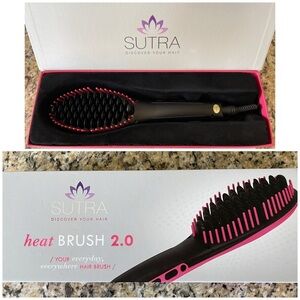Sutra Heat 2.0 Straightening Brush - Pink